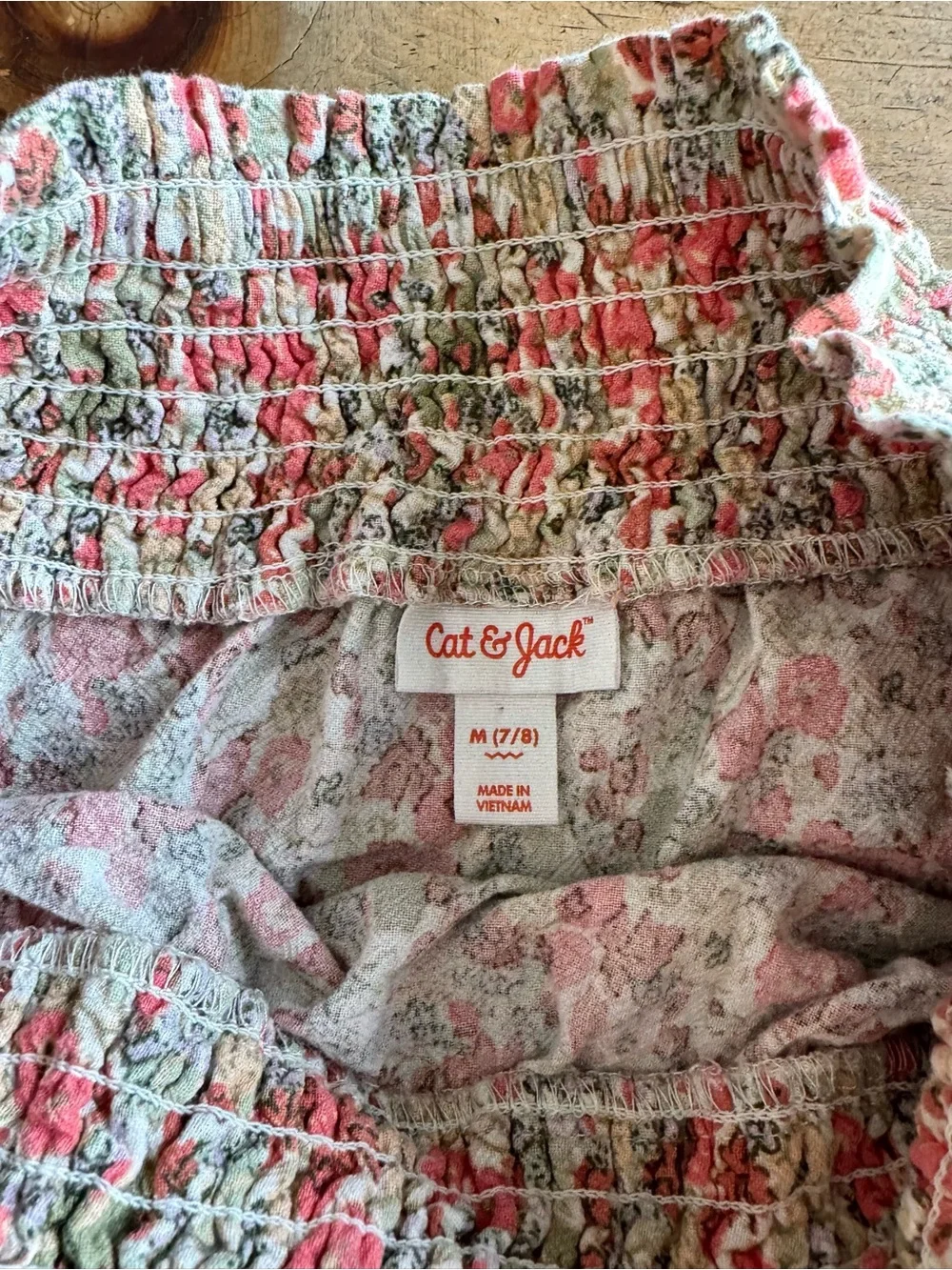 Girls Clothing Bundle – 9-Piece Lot | Size M–L - Floral, Gingham, Plaid